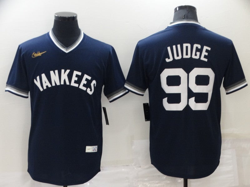 Men's New York Yankees Aaron Judge #99 Navy Authentic Jersey